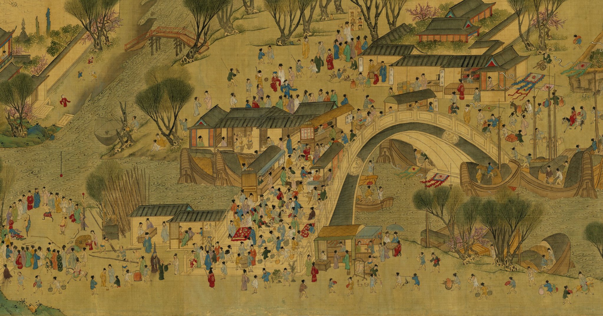 Qingming Shanghe Tu version attributed to Qiu Ying