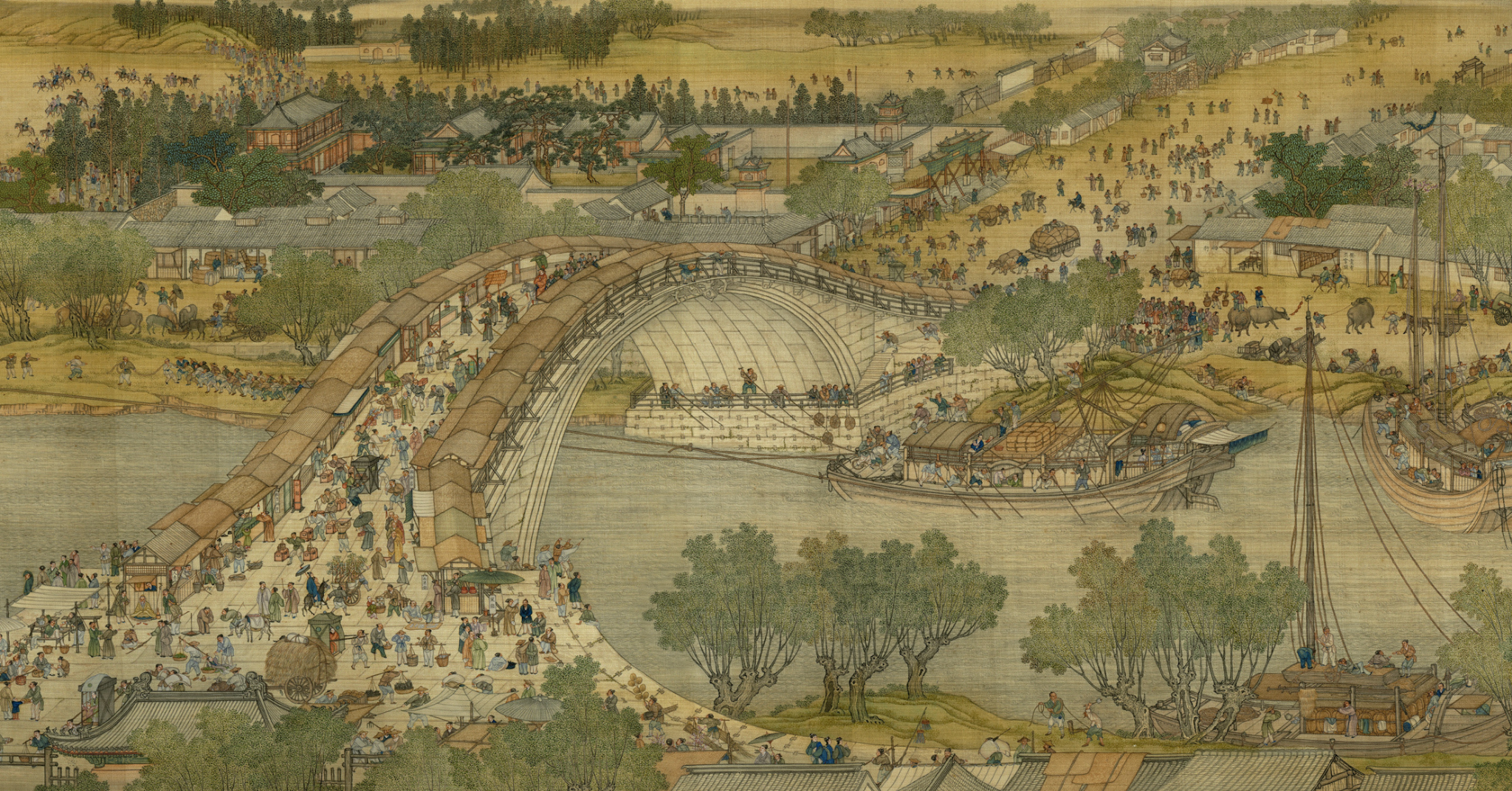 Qing court version of Qingming Shanghe Tu